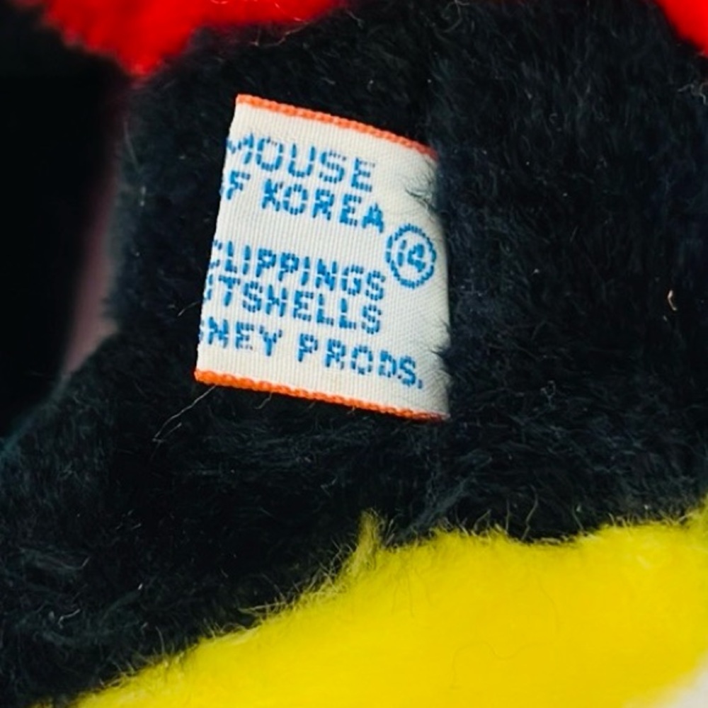 Vintage / New~Bean Bag~Mickey Mouse / Still With Original Tag - Picture 4 of 8